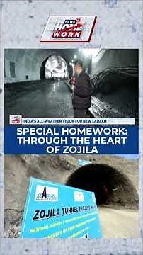 Inside Zojila Tunnel: Engineering Marvel To Deliver All-Weather Access To Ladakh | Homework | N18S