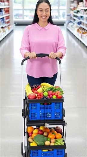 Fold, Swivel, Shop: Your Ultimate Multi-Use Utility Cart!