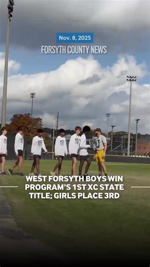West Forsyth captured the Class 6A boys cross country state championship — the first in program history — while the girls team registered a third-place finish. Full coverage later on our website. | Forsyth County News - Sports