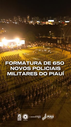 Polícia Militar Piauí - PMPI on Instagram: "Nesta segunda-feira (25), a Polícia Militar do Piauí realizou, no Cefap, a formatura de 650 novos soldados do CFSD 2025. A nova turma, que estará nas ruas a partir de 1º de setembro, já faz história: são 280 mulheres, mais de 40% do efetivo, o maior número já registrado em cursos de formação da PMPI. ✨ #PMPI #Segurança"