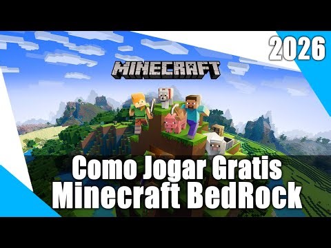 ✅[2026] COMO JOGAR MINECRAFT BEDROCK GRATIS