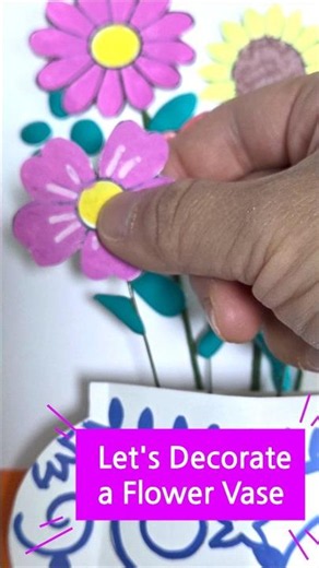 Let’s Decorate a Flower Vase Together 🌷