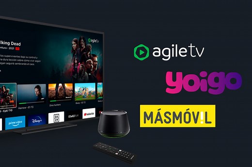 Agile TV, la televisión de Yoigo y MásMóvil, se refuerza con más funciones, canales y servicios bajo demanda
