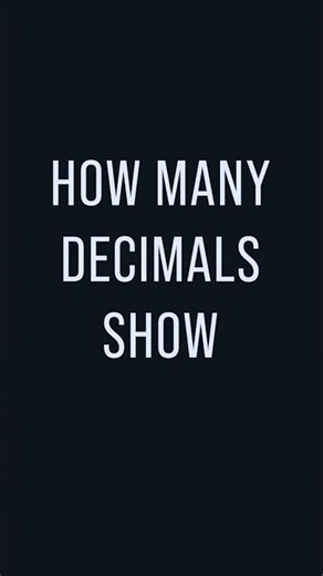 Increase + Decrease Decimals in Excel