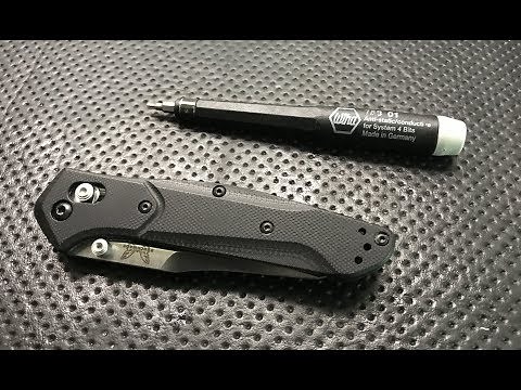 How to (quickly) disassemble and maintain a Benchmade Axis-lock knife like the 940-2