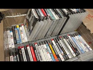 100 дисков PlayStation 3! Мега распаковка!