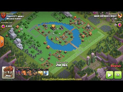 Wizard Valley Level 2 default layout completed in 2 attacks