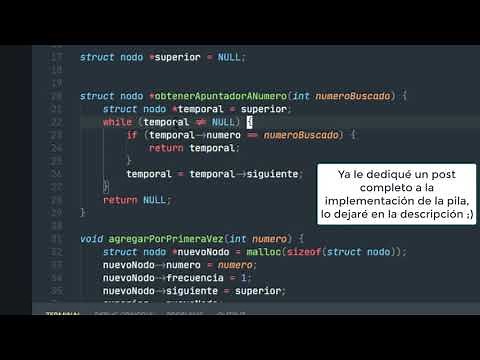 Frecuencia de números en C