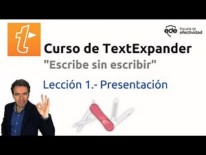 1. Introduction to TextExpander. Examples to get you started. TextExpander Course
