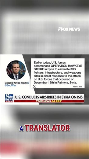 BREAKING: US strikes ISIS targets in Syria in retaliation for the killing of 3 Americans