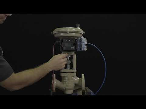 SAMSON 3725 Positioner Calibration (240/350cm2 - Fail Close)