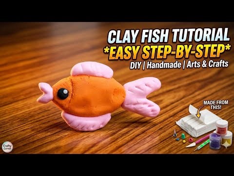 You Won’t Believe This Cute Clay Fish! 🐟 | Easy DIY Tutorial nice video slime