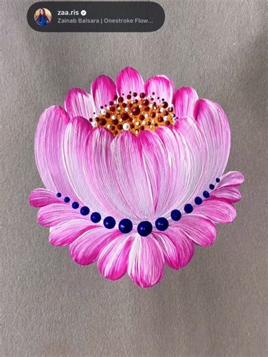 3D Flower Acrylic Painting Techniques