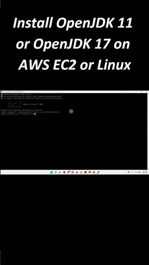 Install OpenJDK 11 or OpenJDK 17 on AWS EC2 or Linux