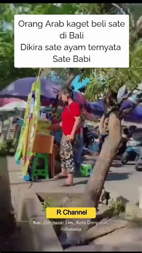 Thought It Was Chicken Satay, This Tourist Just Found Out It Was Pork!