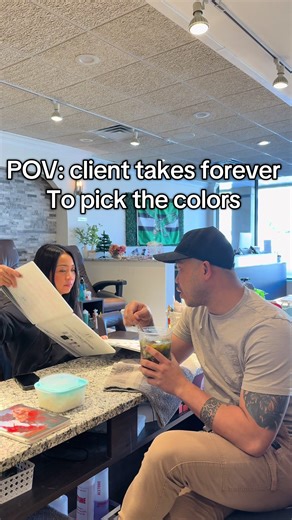 Choosing Colors: A Client's Slow Decision Process