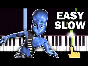 Eiffel 65 - I'm Blue (Da Ba Dee) - SLOW EASY Piano tutorial