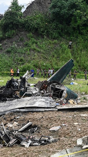 9.4K views · 115 reactions | A passenger plane has crashed on take-off in Kathmandu , with the pilot rescued from the flaming wreckage but all 18 others aboard killed. Nepal has a woeful track record on aviation safety and the Himalayan republic has seen a spate of deadly light plane and helicopter crashes over the decades. #AFP Anup OJHA Prakash MATHEMA #aviation #accident | AFP News Agency | Facebook