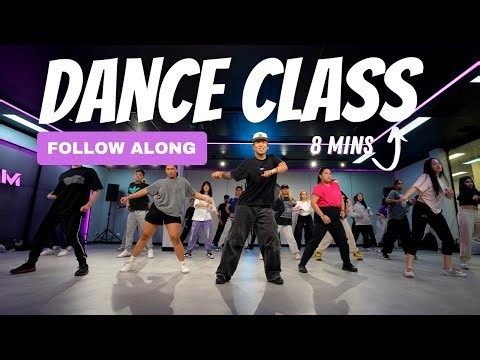 Beginners dance class warm up work out tutorial for you to follow along at home! Only 8 mins