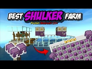 EASY ! Shulker farm minecraft 1.21+🔥 - How to make shulker farm in Bedrock 1.21(2025)