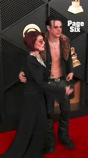 Yungblud & Sharon Osbourne at the 2026 Grammy Awards #shorts