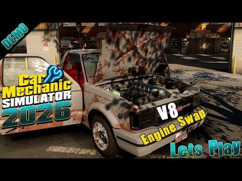 Engine Swap: V6 to a V8 in Car Mechanic Sim 2026 DEMO