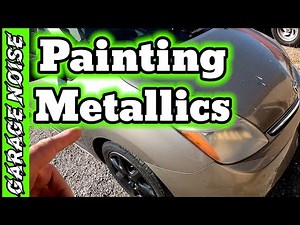 painting metallic colors on your car. Auto body and paint repair.