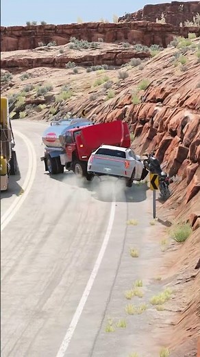 Realistic Highway Car Crashes #179