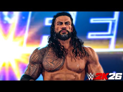 WWE 2K26 Roman Reigns Updated Entrance Concept (Mods)!
