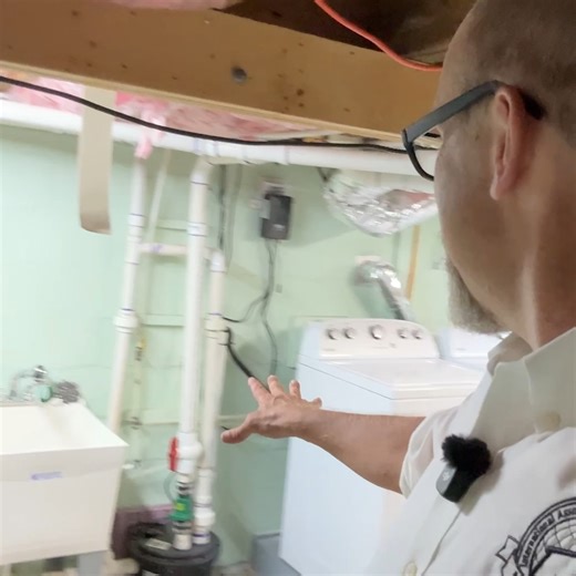 69K views · 429 reactions | What happens when the laundry room is below the sewer line? Big Ben Inspections reveals the critical pump system that makes it all work. See how he tests the drain, checks for leaks, and verifies essential safety features. This is a perfect template for a repeatable process to ensure you can accurately report on the system's condition. #HomeInspection #HomeInspector #InterNACHI | InterNACHI | Facebook
