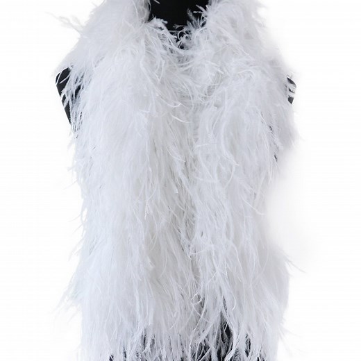 2 Meter Ostrich Feather Boa Shawl Vintage High Quality Fluffy Ostrich Feathers for Wedding Dress Decoration Boas 1-15 Layers/optional - Etsy