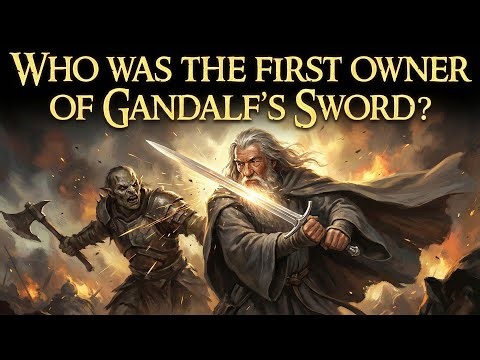 Who Was the First Owner of Gandalf’s Sword? | LOTR LORE | Audio story