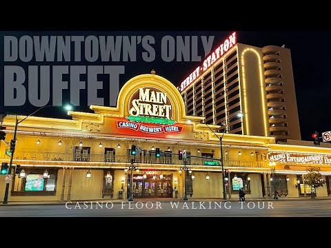 MAIN STREET STATION CASINO BREWERY HOTEL in DOWNTOWN LAS VEGAS : CASINO TOUR & BUFFET REVIEW!