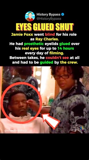 Jamie Foxx Went Blind for Ray Charles #shorts