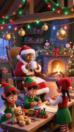 Coziest Christmas Workshop Moments 🎅✨ | Holiday Magic in 15 Seconds