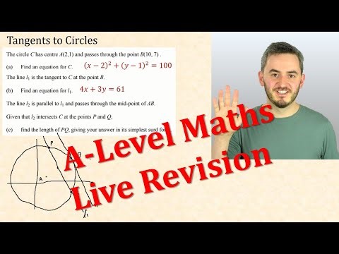 A-Level Maths: Live Revision Class 1 - Circles