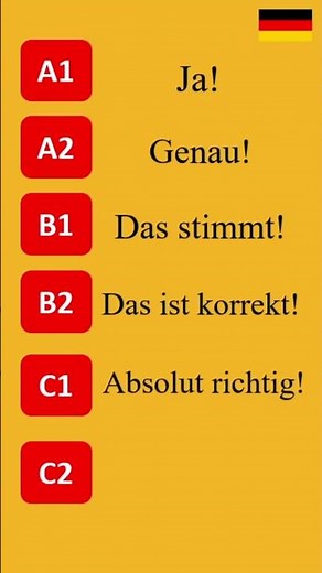 Mastering "Yes" in German: Your A1 to C2 Guide! 🇩🇪✨
