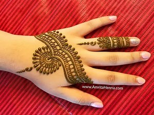 LEARN STYLISH MEHENDI IN LESS THAN 3 MINUTES | 3 MINUTE VIDEO HOW TO APPLY PROFESSIONAL HENNA MEHNDI
