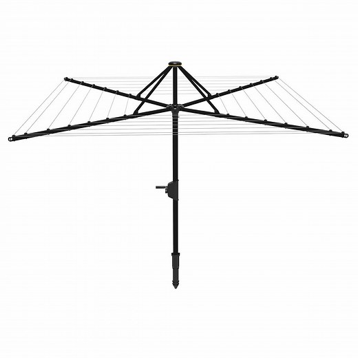Daytek Anthracite Black MK2 M48 Rotary Clothesline - Anthracite Black