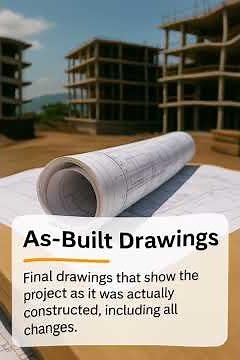 As-Built Drawings in Construction | What They Actually Do 🧠📐 #construction