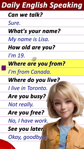 🥰English Conversation Practice for Beginners to advanced / Am I beautiful? questions in English