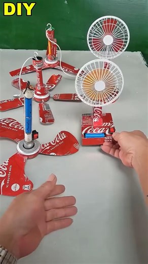 Diy ! Mini Ceiling Fan Craft Table Fan #Craft #project