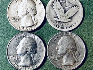 Value Of 1964 & 1965 Washington Quarters