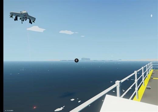 【Stormworks｜风暴工程】利用新型航空护卫舰成功进行无人机自动降落测试