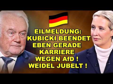 EIL: KUBICKI BEENDET KARRIERE wegen AfD!