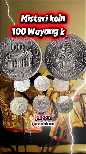 The Mysterious Historical Traces of the 100 Wayang Coin #numismatics #adiytube #ancientcoins