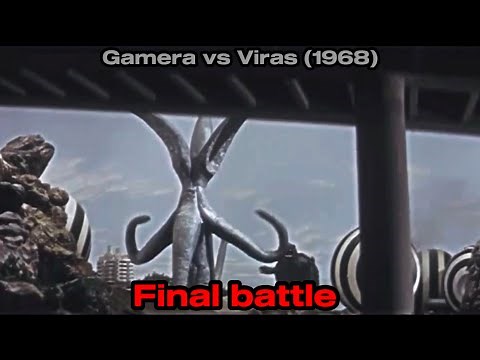 Gamera vs viras (1968) Final battle