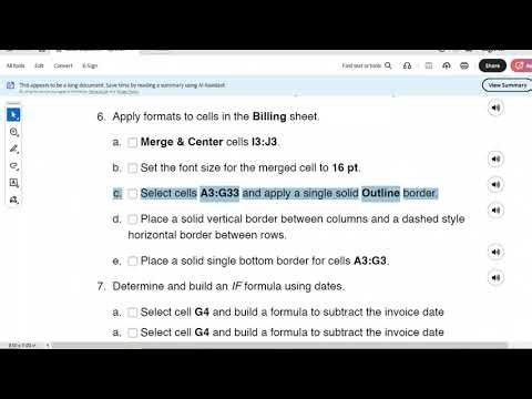 Excel Capstone Project 5-7 | In Practice Excel 365:Application CapstoneProject 3