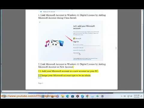 Link Microsoft Account to Windows 11 Digital License (2025 updated)