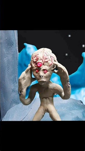 Alien Claymation #shorts #trending #comedy #animation #scifi #claymation #vintage